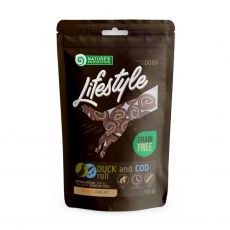 Natures Protection Lifestyle rulouri de rață și cod pentru câini 75 g 