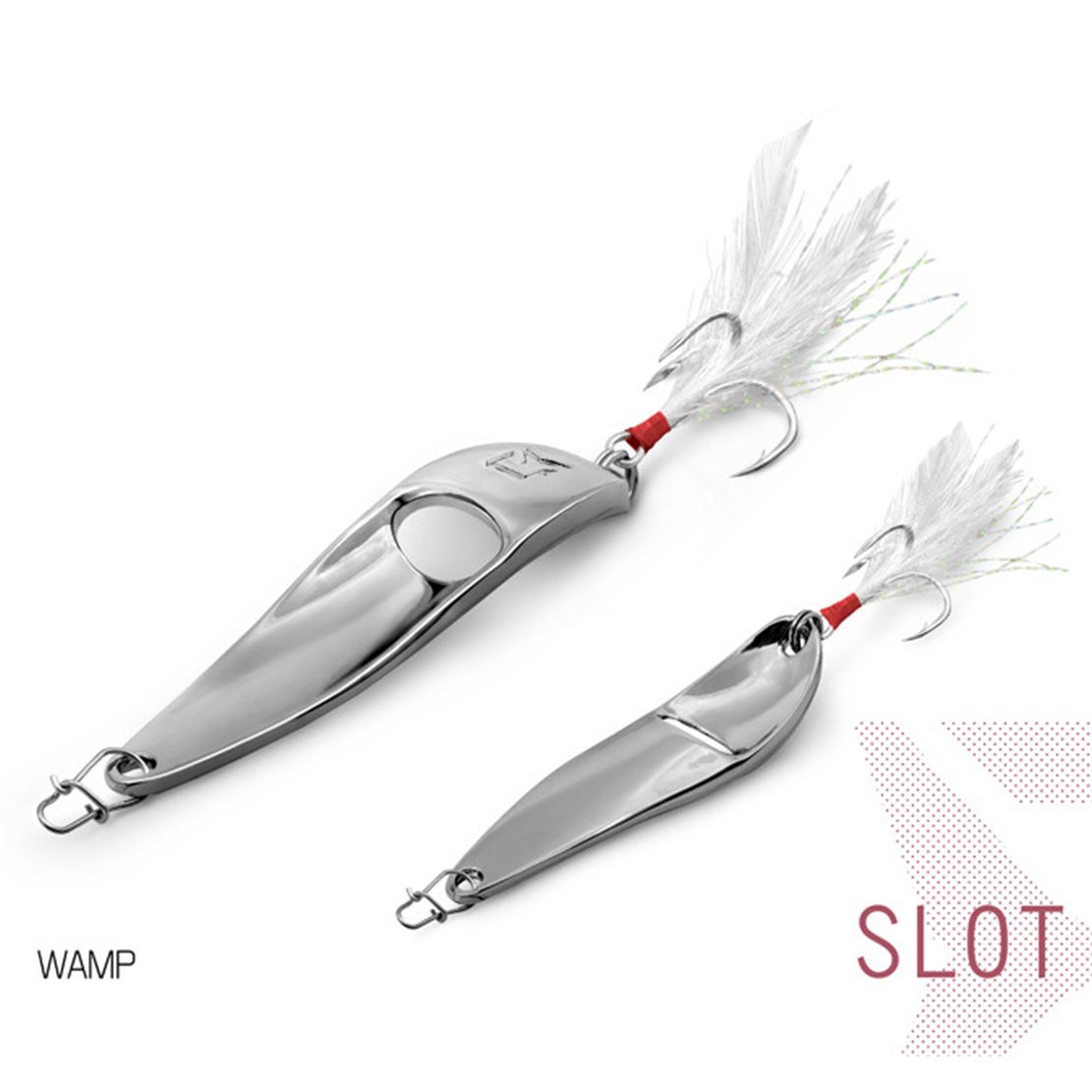 Lingura oscilantă Delphin SLOT - WAMP 15g size 4/0