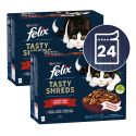 FELIX mix selecție cu bucăți delicioase mari, în suc 24 x 80 g