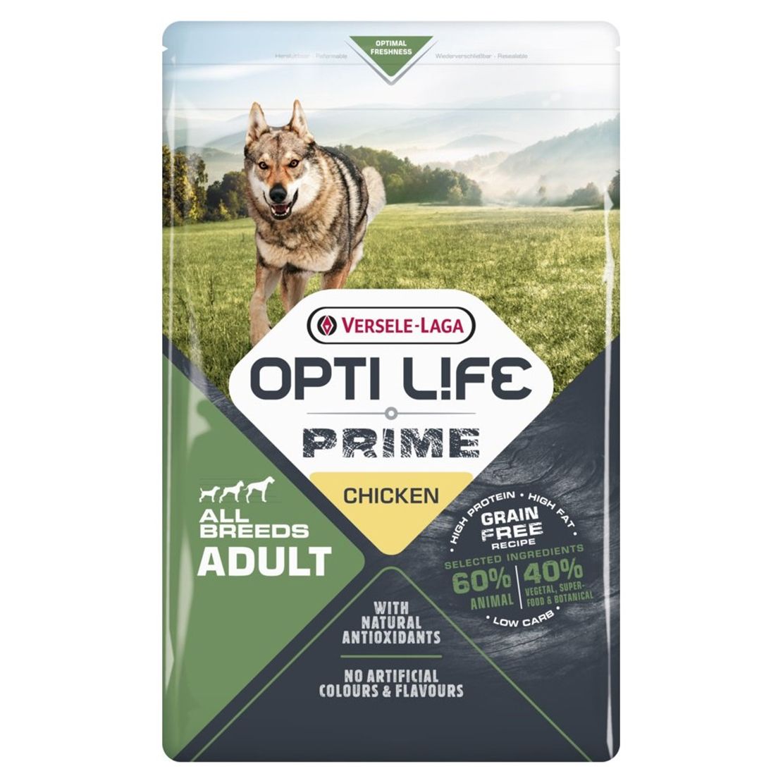 Versele Laga Opti Life Prime dog Adult Chicken 2,5 kg