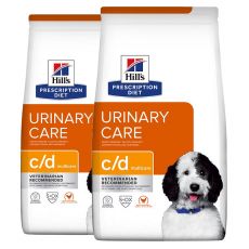 Hill\'s Prescription Diet c/d Multicare Urinary System Care for Dogs 2 x 12 kg