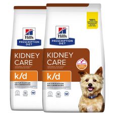 Hill\'s Prescription Diet k/d Granule de îngrijire a rinichilor pentru câini 2 x 12 kg