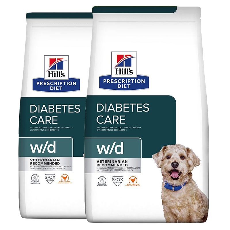 Hill's Prescription Diet cu menținerea greutății și îngrijirea diabetului pentru câini 2 x 10 kg