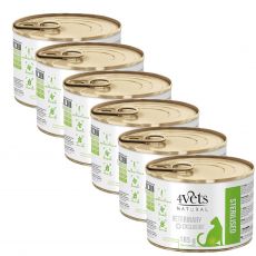4Vets Cat Natural Veterinary Exclusive STERILISED 6 x 185 g