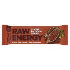 Bombus Baton proteic Raw Energy Cocoa & Cocoa beans 50g
