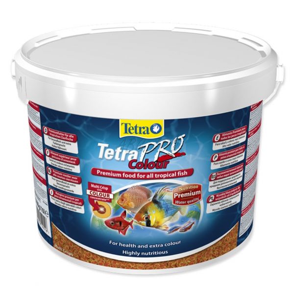 Hrană pentru pești, TetraPro Colour Crisps 10 L – pentru intensificarea coloritului