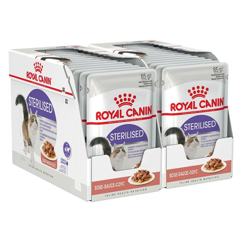 Royal Canin Sterilised Gravy pliculeț pentru pisici sterilizate în sos 24 x 85 g