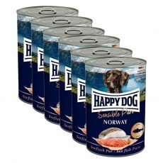 Happy Dog Lachs Pur Norway - 6 x 400 g / somon