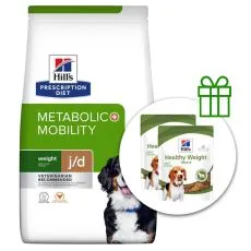 Hill's Prescription Diet Canine Meta+Mobility 12 kg + 2x recompense GRATUIT