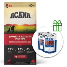 Acana Sport & Agility Recipe 17 kg + 2 x recompense GRATUIT