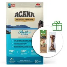 ACANA Pacifica Dog 11,4 kg + Bon Idea Bone pentru c&acirc;ine 2buc GRATUIT