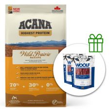 ACANA Wild Prairie Recipe 11,4 kg + 2 x recompense GRATUIT
