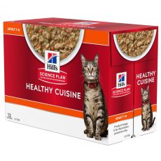 Hill's Science Plan Cat Healthy Cuisine Adult Chicken 12 x 80 g