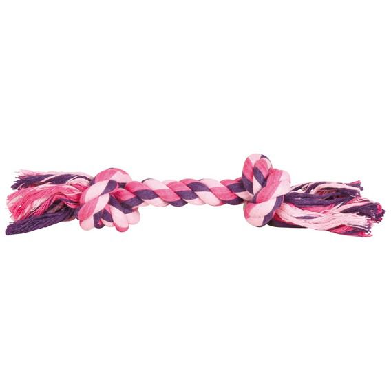 Funie din bumbac cu noduri pentru câini - 28cm