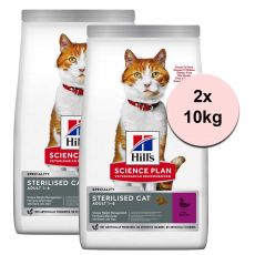 Hill's Science Plan Feline Sterilised Cat Adult Duck 2 x 10 kg