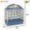Cuşcă pentru păsări mici PALLADIO 4 - 59 x 33 x 69 cm