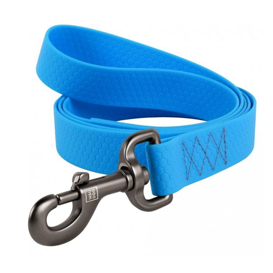Lesă impermeabilă WAU DOG - albastru 122 cm / 15 mm
