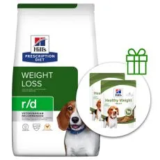 Hill's Prescription Diet Canine r/d 10 kg + 2x recompense GRATUIT