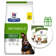 Hill's Prescription Diet Canine Metabolic Weight Management Lamb 12 kg + 2x recompense GRATUIT