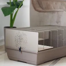 Cușcă pentru porcușori de Guineea Roberto Glamour - 100 x 54 x 40 cm