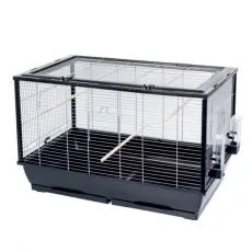 Colivie pentru păsări FIONA mini 78 x 48 x 51 cm NEGRU