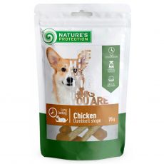 Natures Protection Snack Snack Dog pui în formă de halteră 75 g