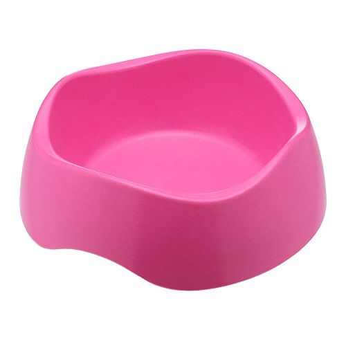 BecoBowl Castron pentru câini din bambus - roz L