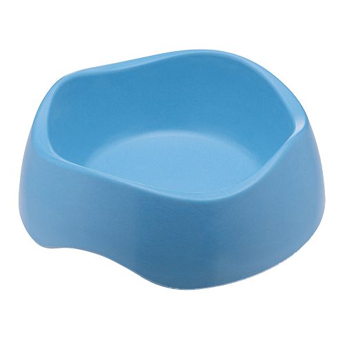 BecoBowl Castron pentru câini din bambus - albastru XS