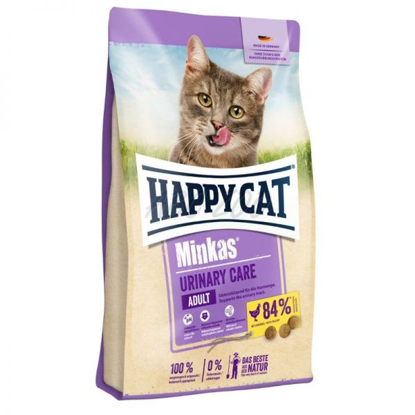 Happy Cat Minkas Urinary Care 10 kg + 8x Crunchy Snack GRATUIT