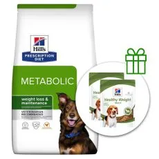 Hill's Prescription Diet Canine Metabolic 12 kg + 2x recompense GRATUIT