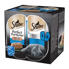 Sheba Perfect Portions cu ton pentru pisici adulte 3 x 75 g