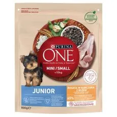 PURINA ONE MINI/SMALL Junior, pui cu orez 800 g