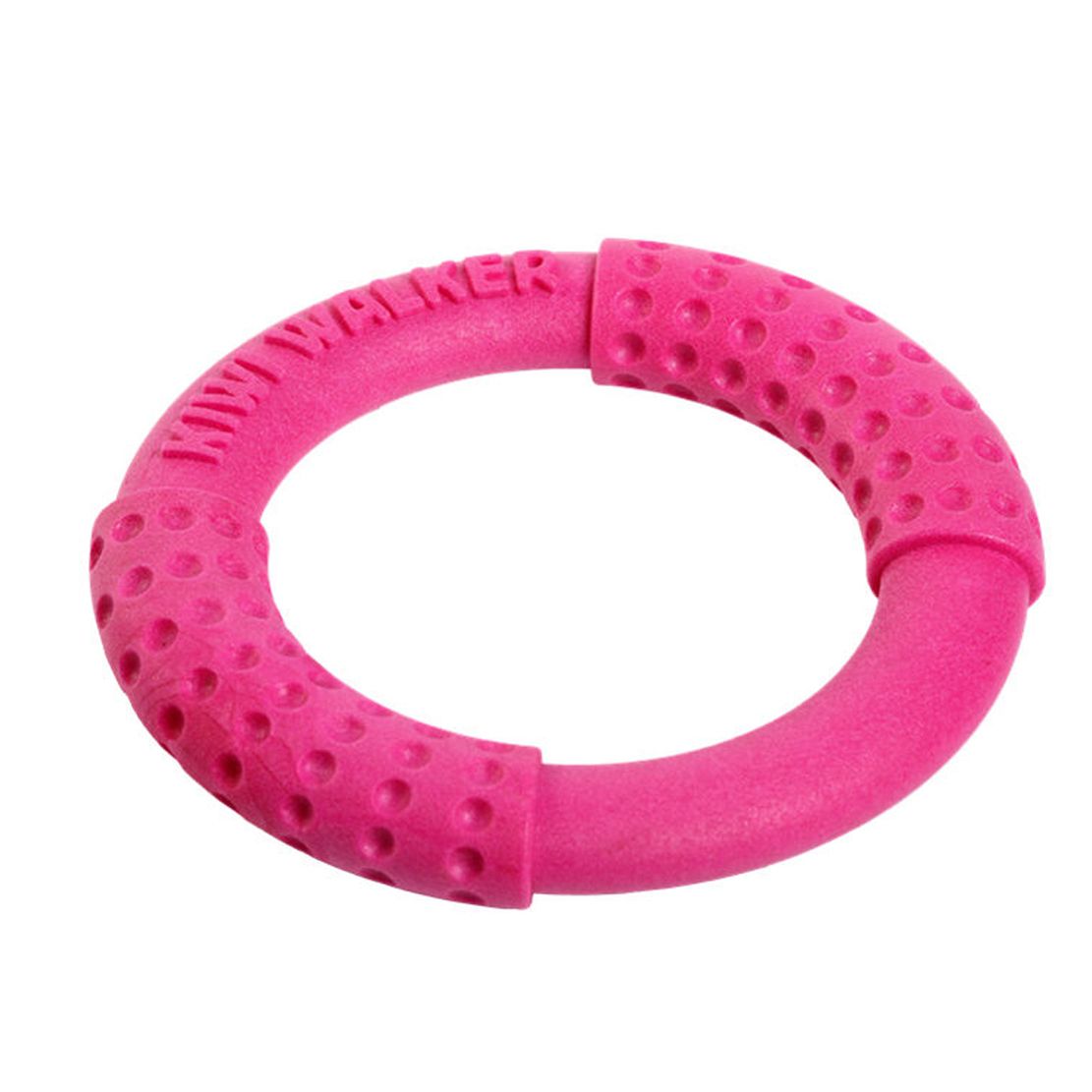 Jucărie pentru câini Kiwi Walker RING MAXI roz 13 cm