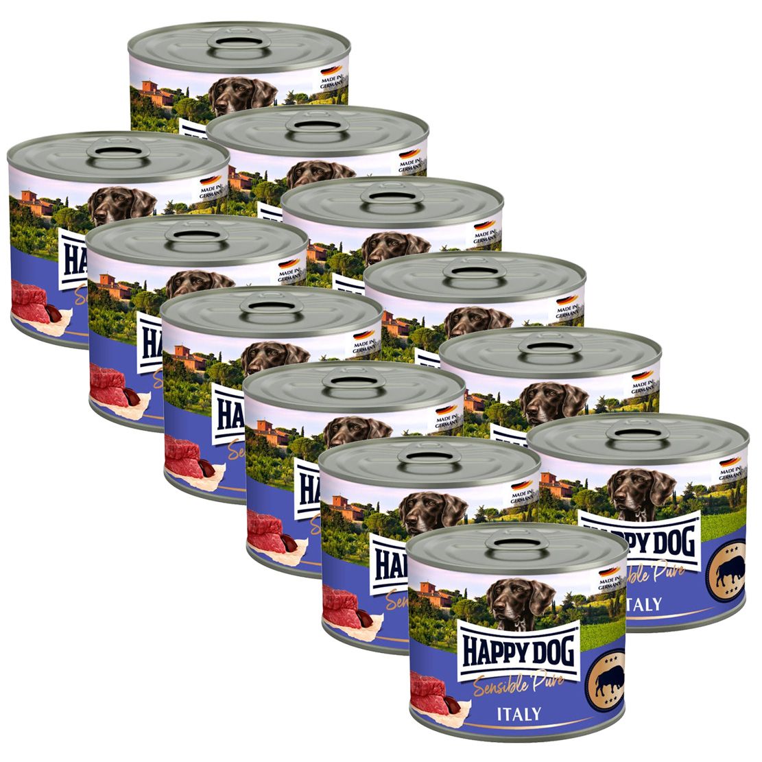 Happy Dog Sensible Pure Italy 12 x 200 g / bivol