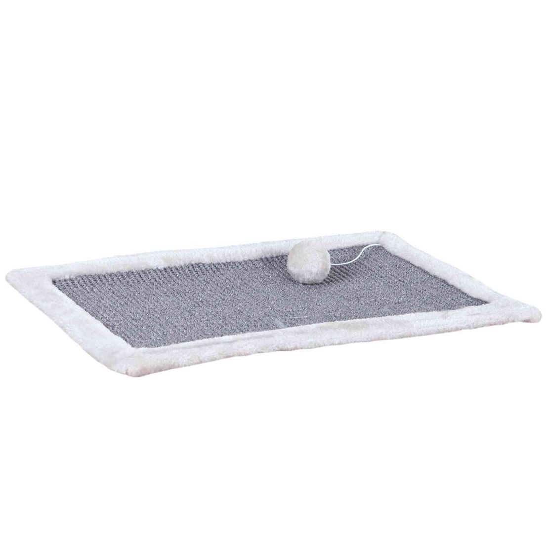 Trixie, suport de zgâriere cu minge - gri 55 x 35 cm