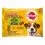 Pedigree Selecție Mixtă cu legume &icirc;n sos 12 x (4 x 100 g)
