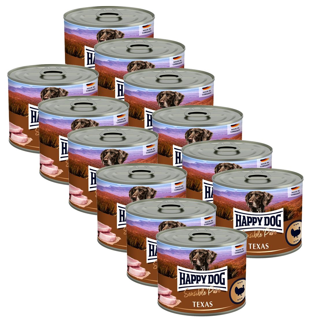 Happy Dog Sensible Pure Texas 12 x 200 g / curcan