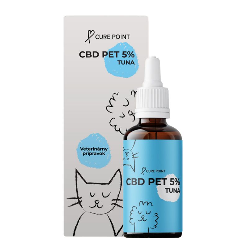 CURE POINT CBD CBD Pet 5% ulei cu aromă de ton, 10 ml