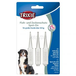 Trixie Spot-On respinge puricii și căpușele pentru câini 3 x 5 ml