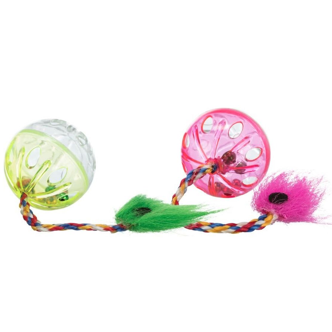 Trixie bile cu coadă pentru pisici 2 buc / 4 cm