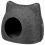 Trixie Cat Cave - Peșteră din fetru pentru pisici gri 38 x 35 x 37 cm