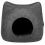 Trixie Cat Cave - Peșteră din fetru pentru pisici gri 38 x 35 x 37 cm