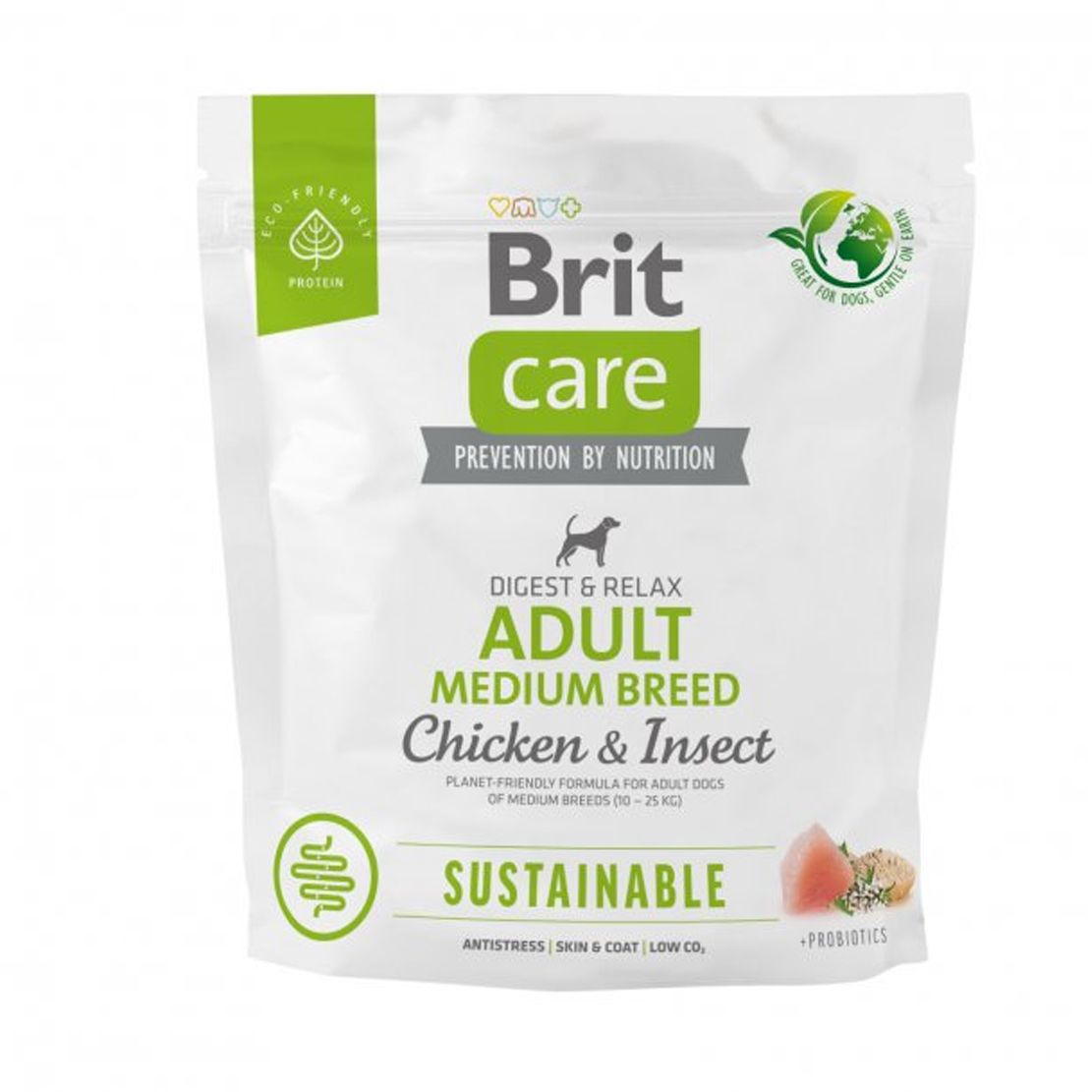 Brit Care Sustainable Adult Medium Breed Chicken & Insect 1 kg