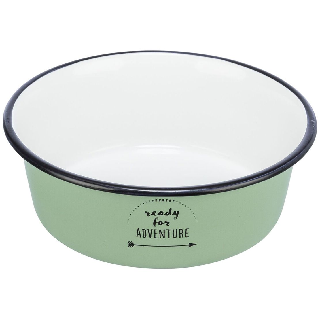 Castron pentru pisici Trixie din oțel inoxidabil - verde 0,3 l