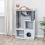 Trixie Scratching post cu rafturi pentru pisici 110 cm