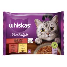 Whiskas pliculețe Pure Delight selecție clasică în jeleu 4 x 85 g