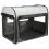 Trixie Cușcă pliabilă moale Basic M gri 80 x 65 x 55 cm