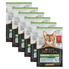PURINA PRO PLAN CAT STERILISED MAINTENANCE de carne de vită 6 x 85 g