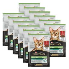 PURINA PRO PLAN CAT STERILISED MAINTENANCE de carne de vită 12 x 85 g