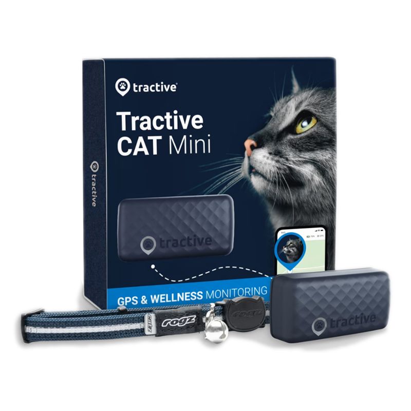 Tractive GPS CAT Mini + zgardă - urmărirea locației și...